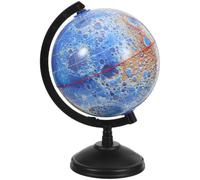 MUSISALY Modelo de Geografía Lunar Portátil de Plástico Azul para Enseñanza en Aula o Homeschool con Resistencia al Desgaste y Herramienta Educativa para Estudiantes
