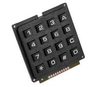 MUSISALY Módulo de Teclado Matriz de 16 Teclas Alta Durabilidad y Fiabilidad Interruptor de Membrana de Plástico para Entornos Industriales