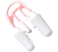 MUSISALY Moldeador de nariz hacia arriba con clip nasal en ABS+TPR, elevador y masajeador del puente nasal 3D, rosa, para uso en mujeres y hombres