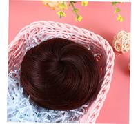 MUSISALY Moño De Cabello Sintético Para Chignon Accesorio De Pelo De Alta Temperatura Aporta Volumen y Plenitud Coletas Fácil De Usar