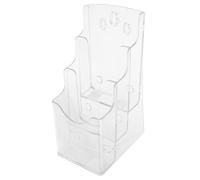 MUSISALY Organizador de Documentos Mural Transparente Soporte para Boletos de Lotería Expositor Práctico para Oficina con Base Estable Diseño Duradero y Compacto