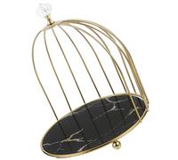 MUSISALY Organizador De Maquillaje De Escritorio Jaula De Pájaros Estante Para Cosméticos y Perfumes Almacenamiento Decorativo Para Dormitorio y Baño Diseño