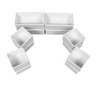 MUSISALY Organizador de Ropa Interior Plegable de Tela No Tejida 12 Piezas 4 Medianas y 8 Pequeñas Caja de Almacenamiento para Cajones Almacenamiento de Lencería y Calcetines 28X14