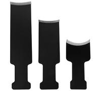 MUSISALY Paletas para Teñir Cabello 3 Piezas (pequeña, Mediana y Grande) Negras, Tablero para Resaltar Balayage, Herramientas Caseras y Profesionales para Teñido Preciso y Uniforme