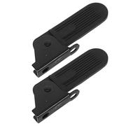 MUSISALY Pedales Traseros Plegables para Bicicleta Eléctrica Juego de 2 Piezas Pedales Metálicos Antideslizantes de 5 CM Accesorios para Ciclismo Urbano y Exterior Soporte Trasero