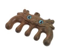 MUSISALY Peine De Madera Ancha Para Masaje Del Cabelludo Peine Desenredante De Dientes Anchos Tallado Madera Para Cabello Rizado y Familiar