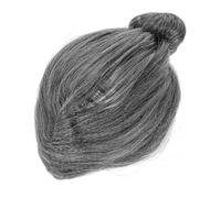 MUSISALY Peluca De Abuelita Gris Peluca De Anciana Para Disfraces Para Mujer Para Fiestas De Disfraces y Presentaciones Escénicas