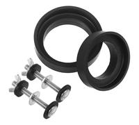 MUSISALY Pernos y Anillo de Sellado para Tanque de Inodoro de Goma y Acero Inoxidable Fijación Segura y Prevención de Fugas para Recambios de Retrete Baño