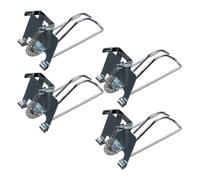 MUSISALY Pinzas Metálicas para Billetes Caja Registradora, Juego de 4 Clips de Hierro Aplicables para Inserto de Bandeja, Accesorio Repuesto para Organización en Comercio y Oficina