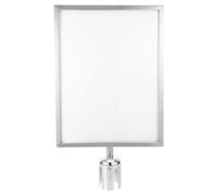 MUSISALY Porta Señales para Barrera de Seguridad Estructura Ligera, Fácil de Montar, Adecuado para Uso en Aeropuertos y Espacios Públicos