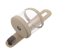 MUSISALY Portavasos Colgante Multifuncional para Coche Beige Soporte para Vasos y Botellas Asiento Trasero Organizador de Almacenamiento para Vehículos y Furgonetas Adecuado para Viajes