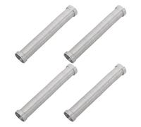 MUSISALY Protector de Puerta Resorte de Tracción de Hierro 120 Mm, Manguito para Cables Eléctricos Diámetro Exterior 20 Mm y Diámetro Medio 17 Mm, Pack de 4 Piezas para Control de Acceso