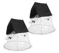 MUSISALY Protector Resistente para Luces de Escenario y Luces LED, 2 Fundas Impermeables Transparentes, Cubierta para Faros Delanteros de Uso Exterior en Eventos y Conciertos