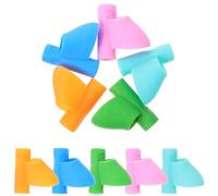MUSISALY Protectores de Lápiz de Silicona 10 Piezas Colores Surtidos, Corrector Ergonómico de Postura, Pinza Soporte para Escritura a Mano, Herramienta para Corregir Color Color Aleatorio