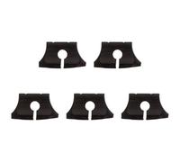 MUSISALY Puente de Ébano Negro Accesorio Resistente y Práctico para Erhu Chino, 5 Piezas para Instrumentos Tradicionales