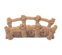 MUSISALY Puente de Resina para Jardín Decoración Compacta y Duradera para Paisajismo Adorno Artesanal para Balcones y Patios Regalo para Amantes de Manualidades