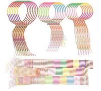 MUSISALY Pulseras Trenzadas Pulseras Amistad 100 de Colores Hechas Finamente Elaboradas Varios estilos Hilo para Muñeca y Tobillo para Festival Varios estilos