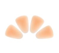 MUSISALY Rodilleras de Silicona Beige para Patinaje sobre Hielo y Artístico Talla M 4 Piezas Protección Anticaídas y Absorción de Impactos para Deporte y Actividades al Aire Libre