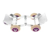 MUSISALY Rodillo para Mover Vehículos y Motocicletas, Plataforma Rodante Giratoria de Acero Ruedas de Policarbonato, Antideslizante y Resistente Oxidación, Adecuado para Color Aleatorio