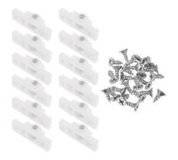 MUSISALY Rodillos Deslizantes para Puerta de Congelador Vertical 12 Ruedas Blancas para Frigorífico Puerta de Cristal Repuesto para Electrodomésticos Optimización de Espacio en Cocina y