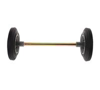 MUSISALY Ruedas de Goma para Bote de Basura Exterior 2 Piezas Eje Hueco de 48 Cm, Repuesto para Cubo de Reciclaje y Bote de Basura, Accesorio Resistente y Duradero para Jardín y Patio