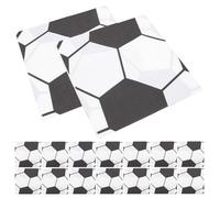 MUSISALY Servilletas de Fútbol Desechables 120 Unidades Servilletas Temáticas para Fiestas Infantiles y Cumpleaños Absorbentes para Decoración de Mesas Deportivas