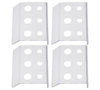 MUSISALY Soporte Arqueado para Tazas de Pigmento 4 Piezas Soporte Multiusos para Tatuajes y Bordado Acrílico Resistente Orificios para Recipientes Grandes Medianos y Pequeños Uso