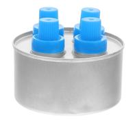 MUSISALY Soporte Metálico de Hojalata Vacío para Exteriores Lata de Hierro Reutilizable Cierre Hermético Bidón Pequeño para Estufa de Camping Almacenamiento Seguro y Recarga Fácil