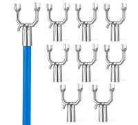 MUSISALY Soporte Paquete Árboles Frutales Ramas de Aleación de de Aluminio Plata Mayor Durabilidad para Celebracion Verano de 8 Piezas y Adecuado en Huertos Jardines