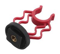 MUSISALY Soporte Soporte Portátil de Micrófono Direccional Ajustable con Clip de Plástico Compatible con Boya- para Cámaras 17-20 Mm para Entrevistas y Grabación en