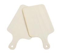 MUSISALY Tabla De Cortar De Madera Artesanal 2 Piezas Mini Tablas De Cortar Sin Terminar Con Mango Para Uso Decorativo De Charcutería
