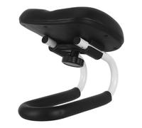 MUSISALY Taburete de Meditación Ajustable Negro con Base Antideslizante Banco Acolchado Portátil para Arrodillarse y Meditar Yoga Oración y Mindfulness Adecuado para Viaje y Uso Casa