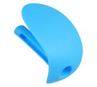 MUSISALY Tapa de Espátula Azul de Trp Protector de Manos y Diseño Redondo para Cocina, Dispositivo Creativo Agarre Cómodo y Protección Antisplashes