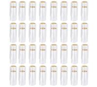 MUSISALY Tapas Piezas Termorretráctiles Botellas de 30mm para Vino 100 de Plástico Pestañas para Abrir Fácil y Sellado Seguro