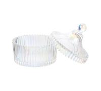 MUSISALY Tarro de Vidrio Pequeño con Tapa para Mezcla de Polvos y Esmaltes Base Gruesa Antidesbordamiento Resistente y Práctico para Arte de Uñas y Manicura