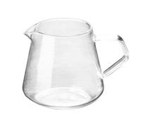 MUSISALY Tetera Preparación de Café de 650ml de Vidrio Transparente Resistente al Calor Forma Única y Fácil de Limpiar para Uso Doméstico