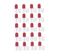 MUSISALY Tubos De Brillo Labial Vacíos 20 Piezas 4,5 Ml Mini Transparente Para Uso Diario y Viaje Envases De Brillo De Labios