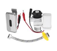 MUSISALY Válvula Urinaria Sensor Automático para Urinario Montaje Pared, Sistema de Descarga sin Contacto Dc, Accesorio para Inodoro Kit ABS Resistente al Agua, Ahorro de Agua y Uso