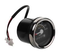 MUSISALY Velocímetro Mecánico para Motocicleta Tacómetro de Doble Escala Km/H y Mph Indicador Multifunción de Hierro y Plástico Repuesto para Cuadro de Instrumentos Uso Automotor