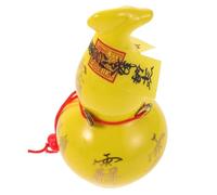 MUSISALY Wu Lou Feng Shui de Cerámica para Decoración del Hogar Adorno de Calabaza China Suerte Monedas Cinco Emperadores Estatua Tradicional para Oficina y Sala de Estar Amuleto