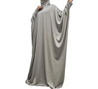 Muslim One Piece Oración Hijab Dress Dubai Modest Abaya Women Cover Jilbab Niqab Islam Capeta Completa Jilbab Ramadán Regalo