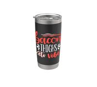 Muslos de tocino Keto Vibes Dieta alta en grasas Ketosis Dieta cetogénica Vaso térmico de acero inoxidable de doble pared