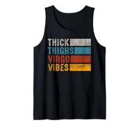 Muslos gruesos Virgo Vibes Virgo Signo del zodiaco Hombres Mujeres Divertido Camiseta sin Mangas