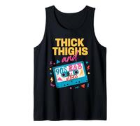 Muslos Gruesos y Cinta de Casete Retro Divertida de los años 90 R&B Vibes Camiseta sin Mangas