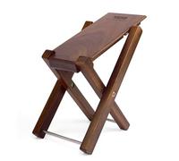 MUSO Taburete reposapiés para guitarra, pedal de madera plegado, 4 niveles ajustables, adecuado para guitarra acústica clásica, ergonómico y duradero (nogal negro americano)