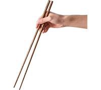 Muso Wood Palillos largos de madera para cocinar, 42 cm, palillos chinos, chopsticks para cacerola, cocina asada, pasta, 2 pares