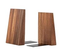 Muso Wood Sujetalibros de Madera sujetalibros Decorativos (Acacia, 1 par)