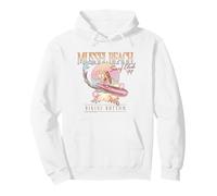 Mussel Beach Surf Club Vintage Bikini Bottom Scene Cartoon Sudadera con Capucha