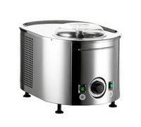 Musso Mini Lussino 4080 Máquina de Helados Casera - 0,75 l de Helado en 30 Minutos - Heladora Italiana para Casa | Heladera para Hacer Helado, Gelato, Sorbete, Granizado | Robusta y Fácil de Usar