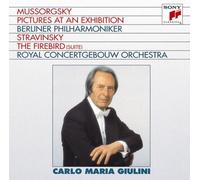 MUSSORGSKY: PICTURES AT AN EXHIBITION/STRAVINSKY: FIREBIRD by Giulini